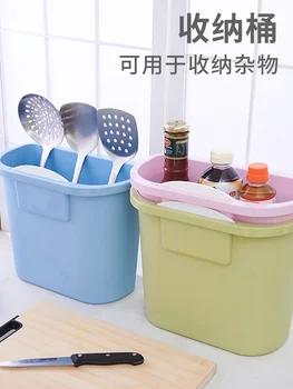 

Kitchen Foldable Hanging Type Classification Creative Trash Can Cabinet Door Without Cover Wall Hanging Storage Bin