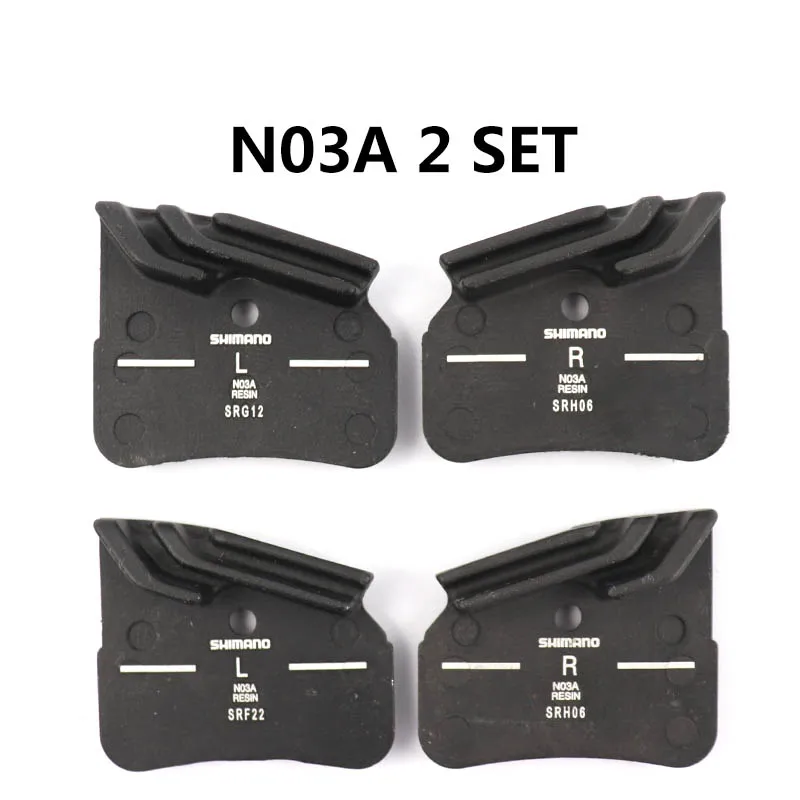 N03A 2 SET Resin Shimano XTR дисковые Тормозные колодки N03A Смола N04C Металл Ice Tech Pad MTB Горный M9120 M7120 M8120 тормозные колодки - Цвет: N03A 2 SET Resin