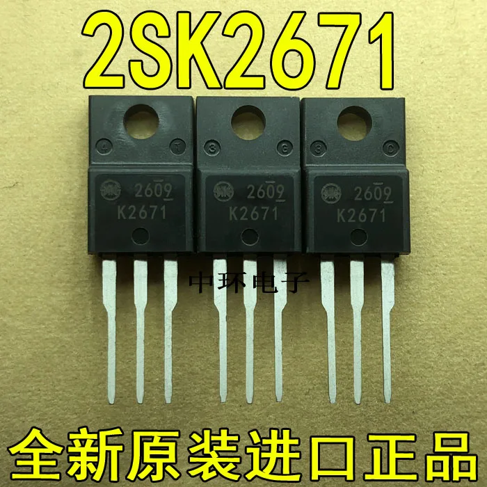 10 шт./лот K2671 2SK2671 TO-220F полевого транзистора 5A900V