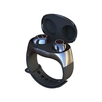 

HM50 TWS 2In1 Bluetooth5.0 Wireless Headset Handsfree Earbuds Wristband Bracelet G6DC