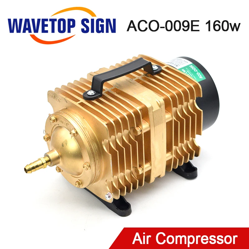WaveTopSign 160W Air Compressor Electrical Magnetic Pump for CO2 Laser Engraving Cutting Machine | Инструменты