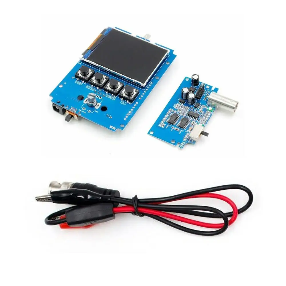 Полностью Собранный DSO FNIRSI-150 15001K DIY цифровой осциллограф комплект с корпусом коробка