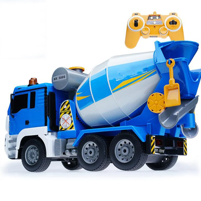 2,4 г пульт дистанционного управления инженерный автомобиль 1:20 Бетономешалка для цемента детская Зарядка Электрический грузовик игрушка детский подарок