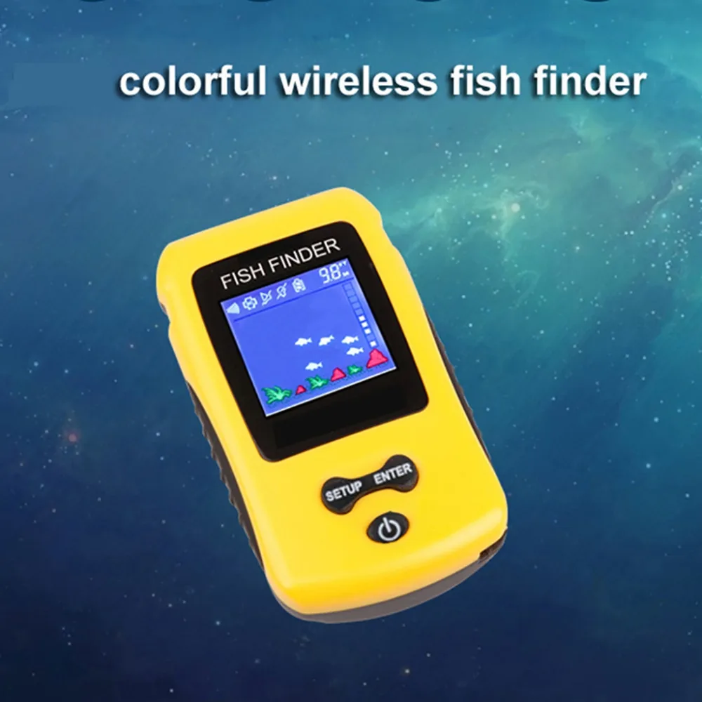TL86 Freshwater Fish Finder Saltwater Electric Boat Fishing Depth Locator Tracker #4C04 (5)
