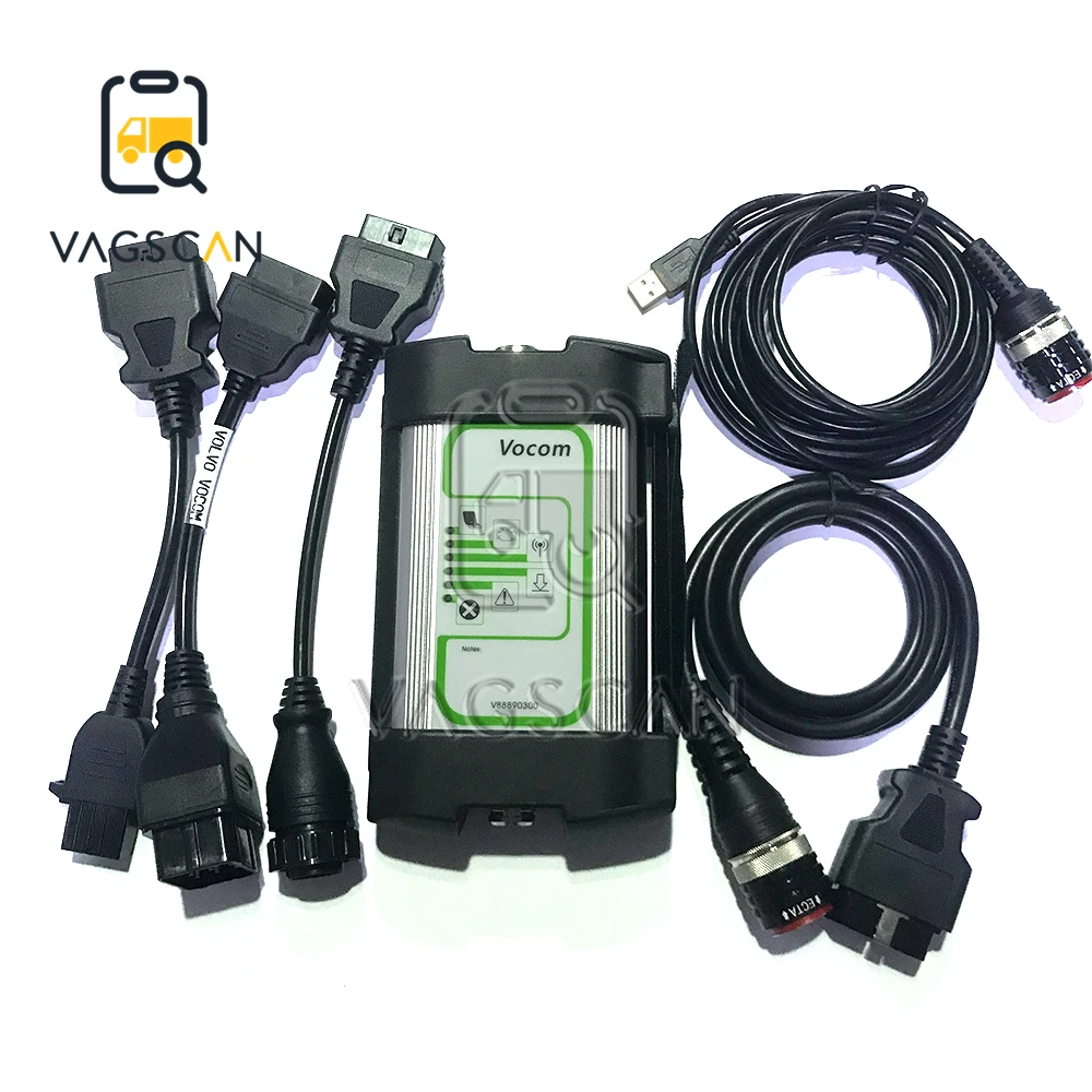 V2.7 кабель Vocom для Volvo 88890300 Vocom Интерфейс авто диагностический инструмент для UD/Mack Volvo Vocom 88890300 сканер Heavy Duty - Цвет: Vocom 2.7 version