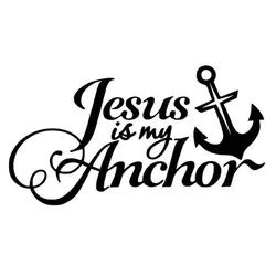 Jesus Is My Anchor Автомобильная наклейка s Автомобильная креативная Наклейка на окно персональная Автомобильная наклейка для украшения