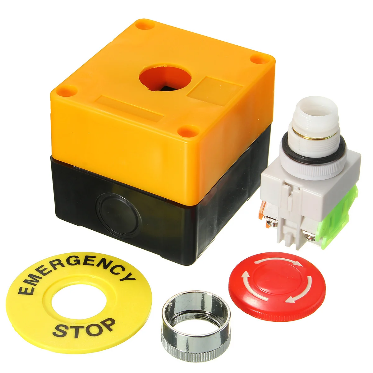 Push Button Switch 1 NO 1 NC 10a 660v Emergency Stop Waterproof Push Button Switch 1 NO 1 NC 10a 660v Emergency Stop Waterproof