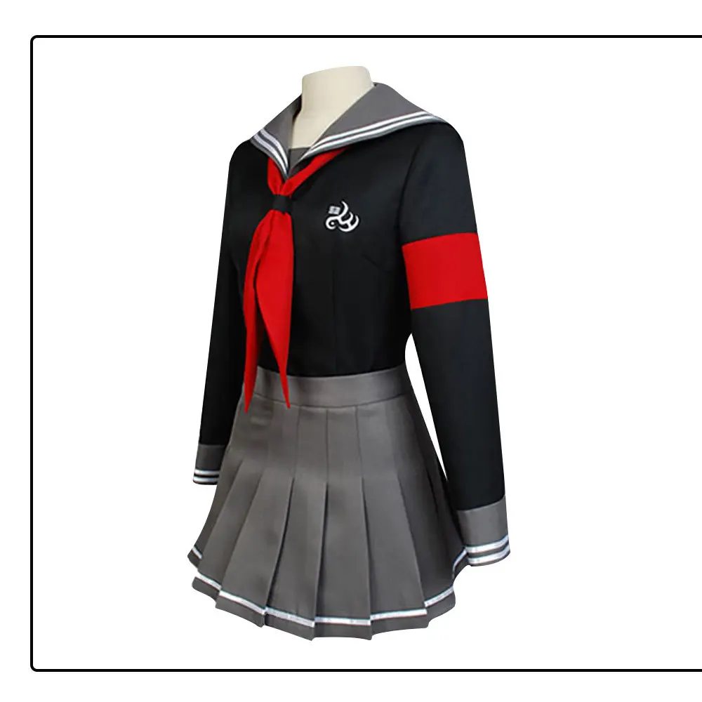 Аниме Dangan Ronpa Peko Pekoyama Danganronpa карнавальный костюм Schlool JK Униформа моряка Топ Юбка