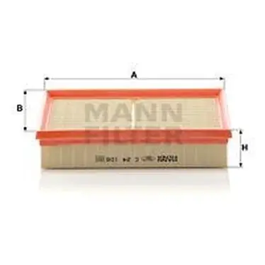 Фильтр воздушныйMB R170 2.0/2.3 M111 96 MANN-FILTER C24106