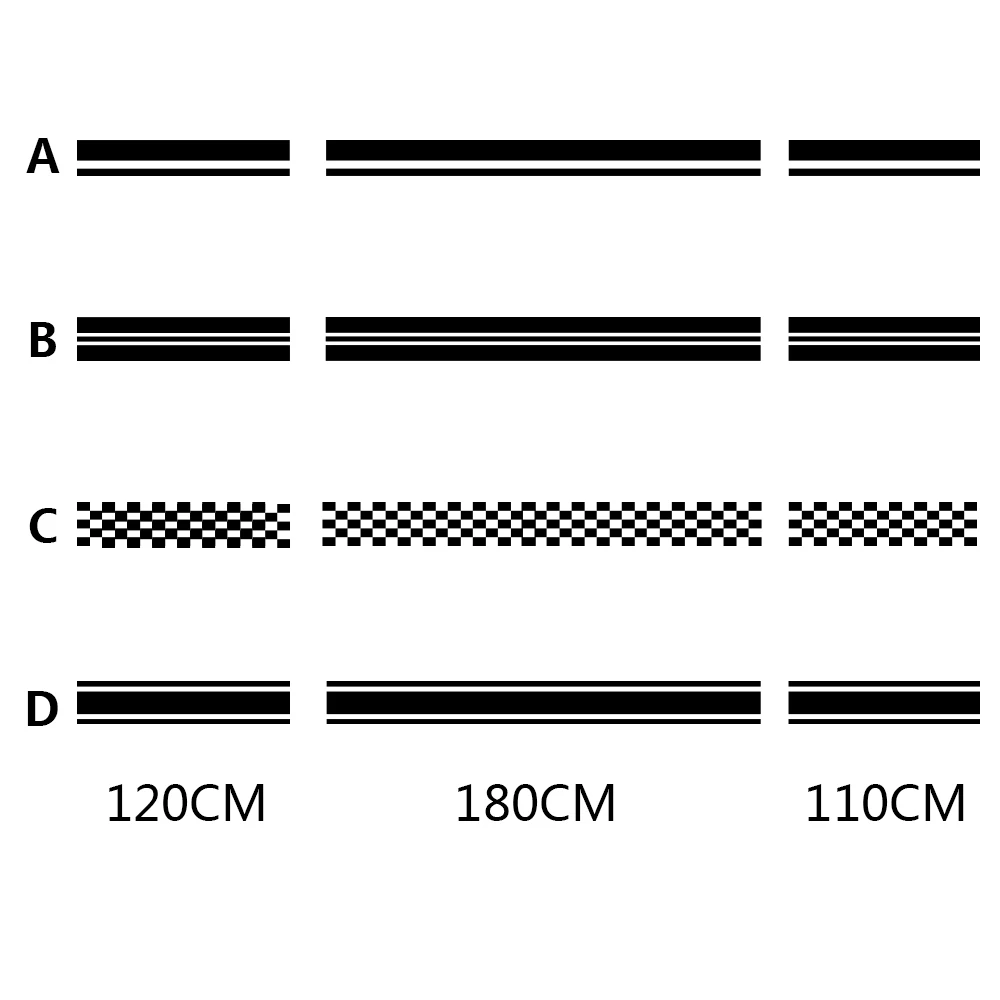 Наклейки на все тело автомобиля длинные полосы Авто наклейки своими руками виниловая пленка автомобильные гоночные спортивные наклейки Авто украшения автомобильные принадлежности для тюнинга