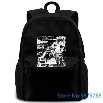 

Discordance Axis Ulterior White Hardcore Punk All s women men backpack laptop travel school adult student