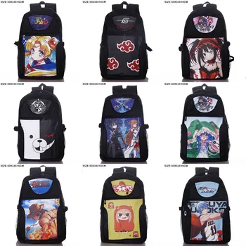 

Anime Monokuma/One Piece/Naruto/Date A Live/Fairy Tail etc Laptop Backpack/Double-Shoulder/School/Travel Bag for Teenagers