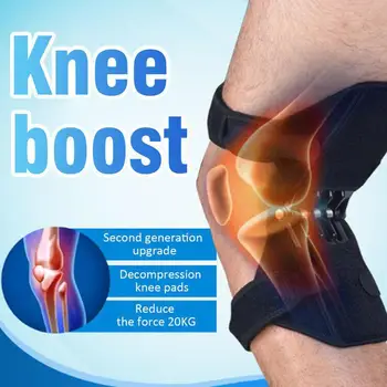 

Support Joints Knee Pads Breathable Non-slip Electric Spring Brace 1pc Powerful Stabilizer Lift Ortofit Force Rebound Knee F0Y2
