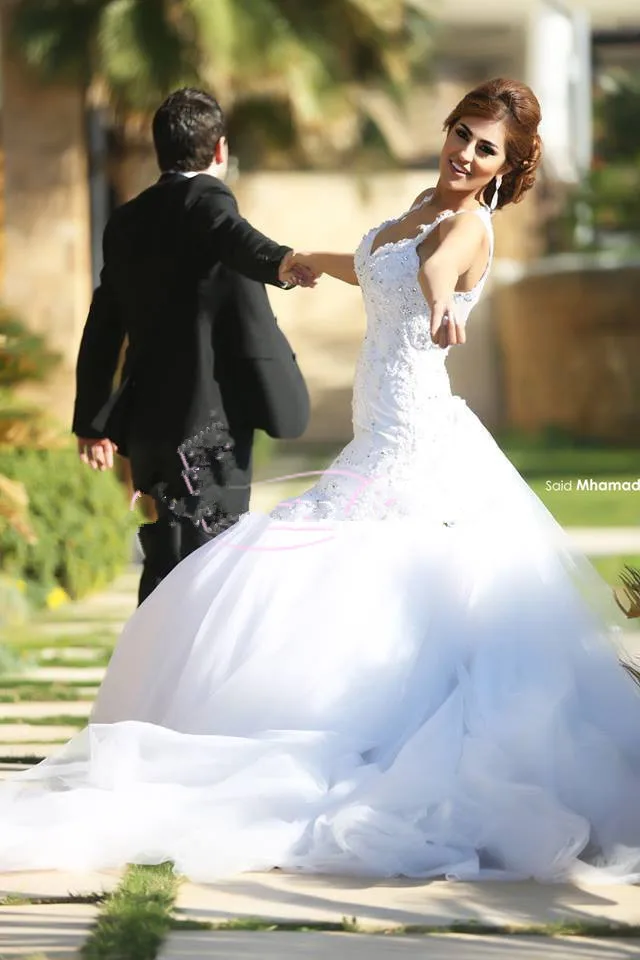 Модные Vestido De Novia русалка белое свадебное платье с расширенным съемным подолом Vestidos Новая горячая Распродажа платья для матери невесты