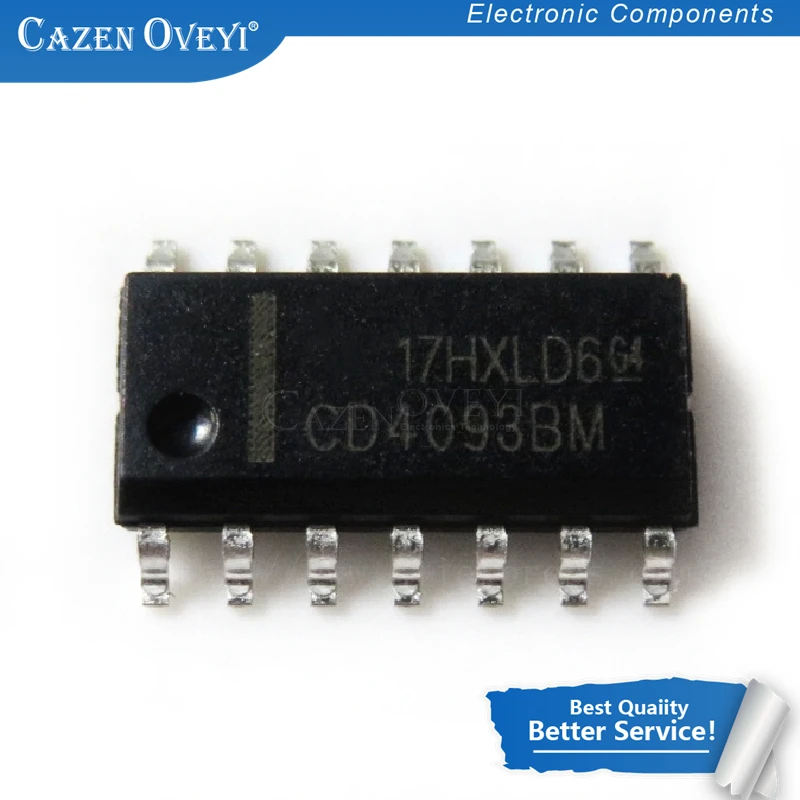 

10 шт./партия CD4093BM CD4093 SOP-14 новая Оригинальная фотография