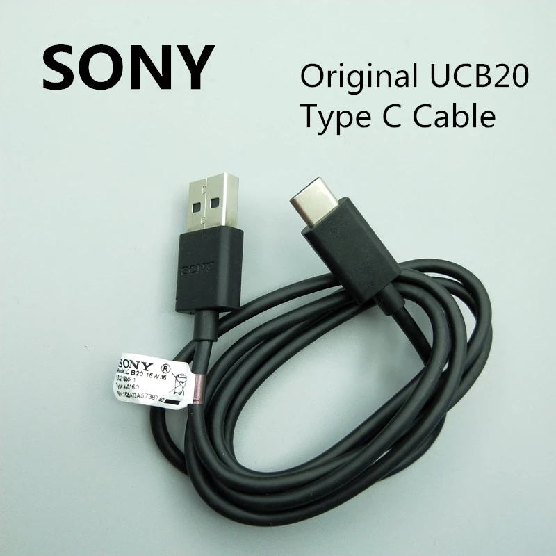 Original Sony Type C Cable Fast Charging Ucb20 Usb C Typec Data Line