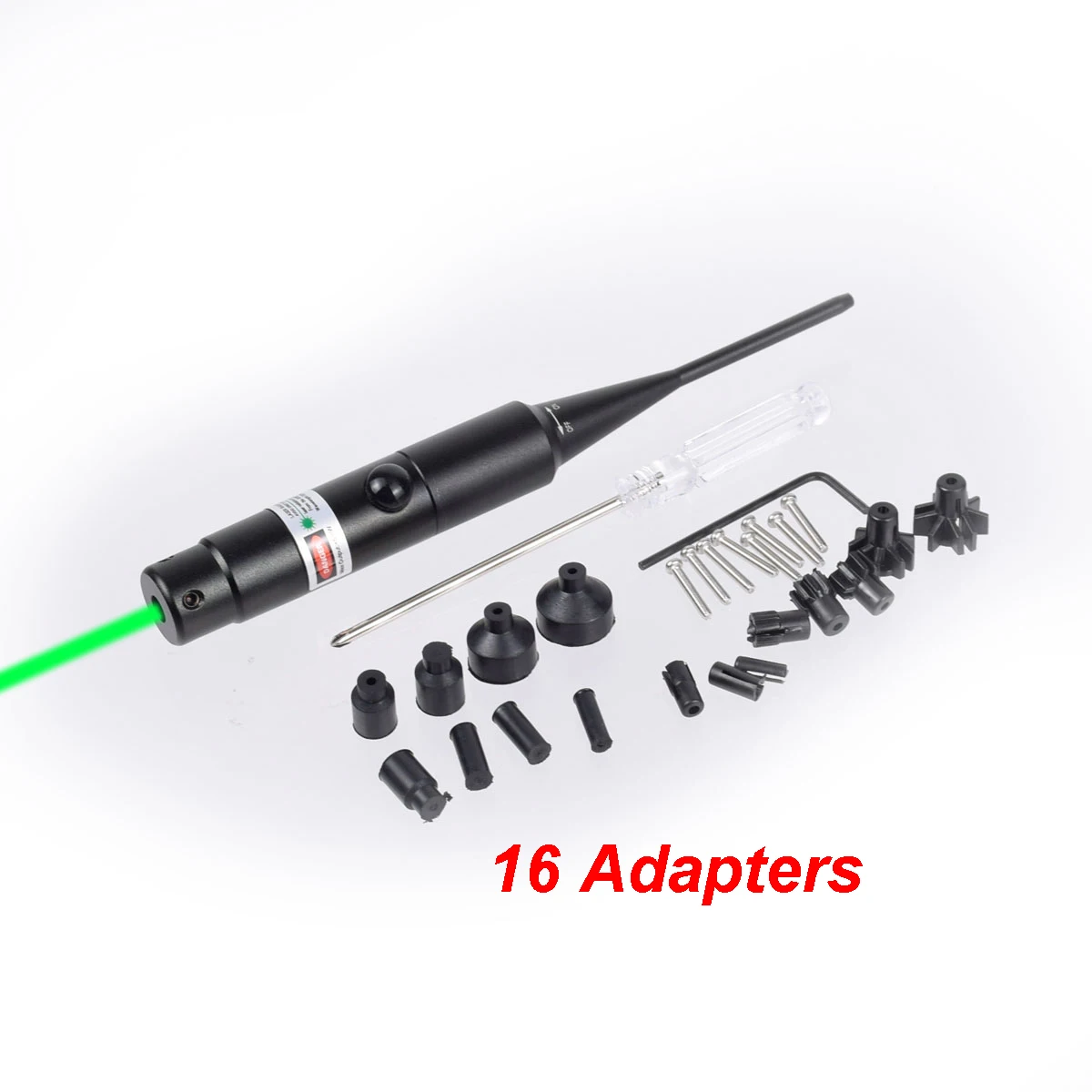 Tactical Green Red Laser Boresighter Kits For .177 To .64 Caliber Pointer Collimator Hunting Pistol Rifle Accessories | Спорт и