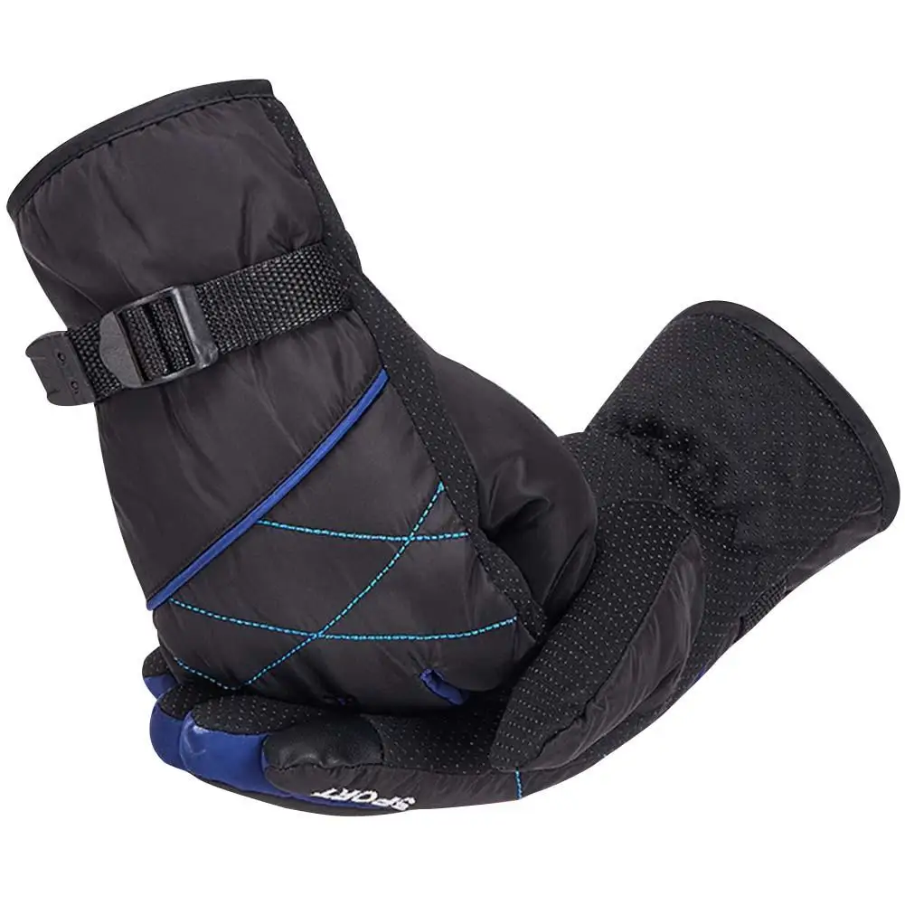 

A Pair of Driving Winter Warm Gloves Windproof Splash-proof Riding Mittens