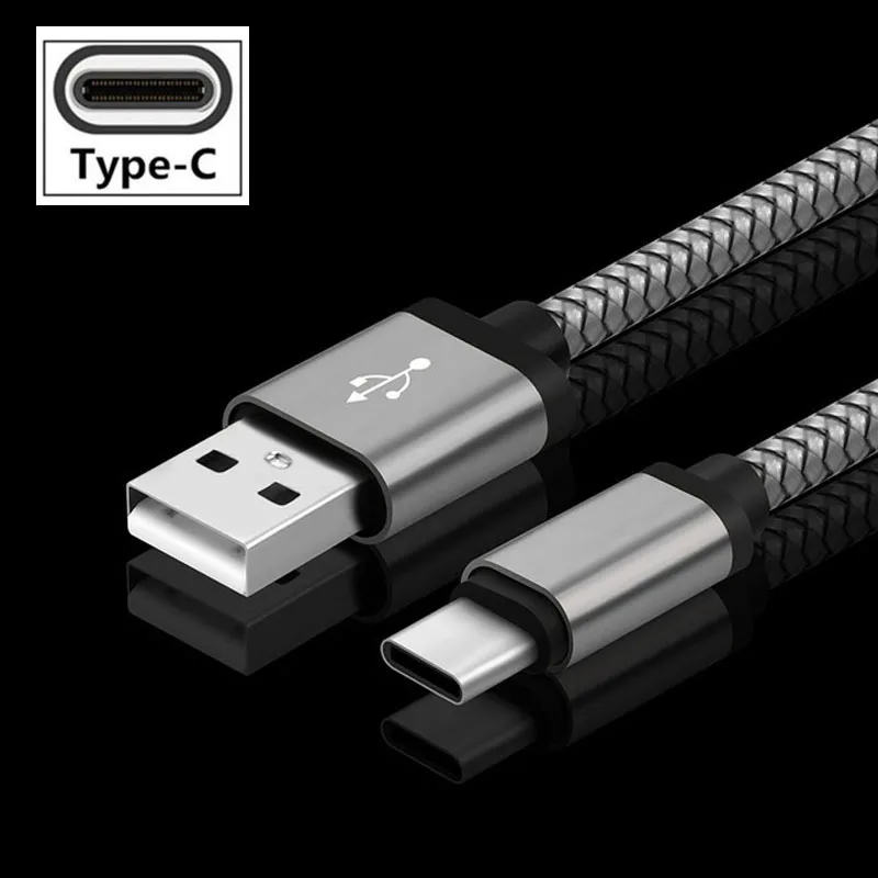 Кабель usb type C для huawei P30 P20 Pro Lite mate 20 Pro 20X Honor 10 20 Lite Быстрая зарядка данных телефон зарядное устройство кабель type-C - Цвет: Серый
