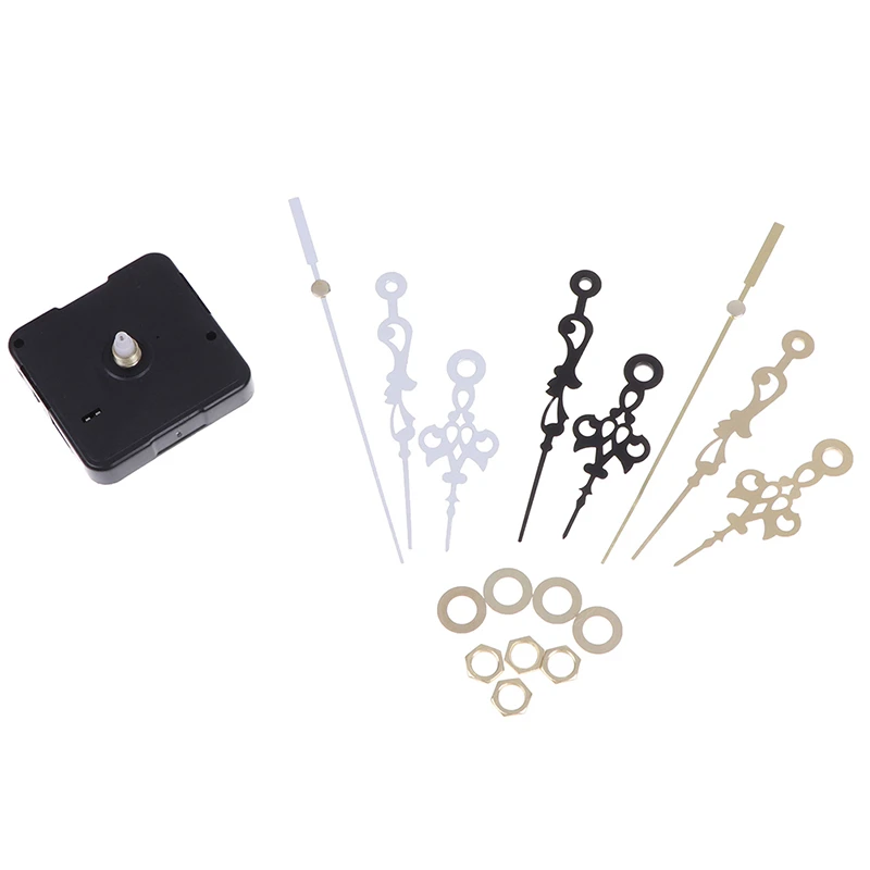 3-color Quartz Clock Repair Parts Wall-mounted Mute Large Moire Pointer Set For Clock Repair Movement