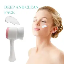 Двухсторонняя силиконовая Очищающая щетка для лица point noir 3D массажное средство для чистки лица, средство для удаления черных точек