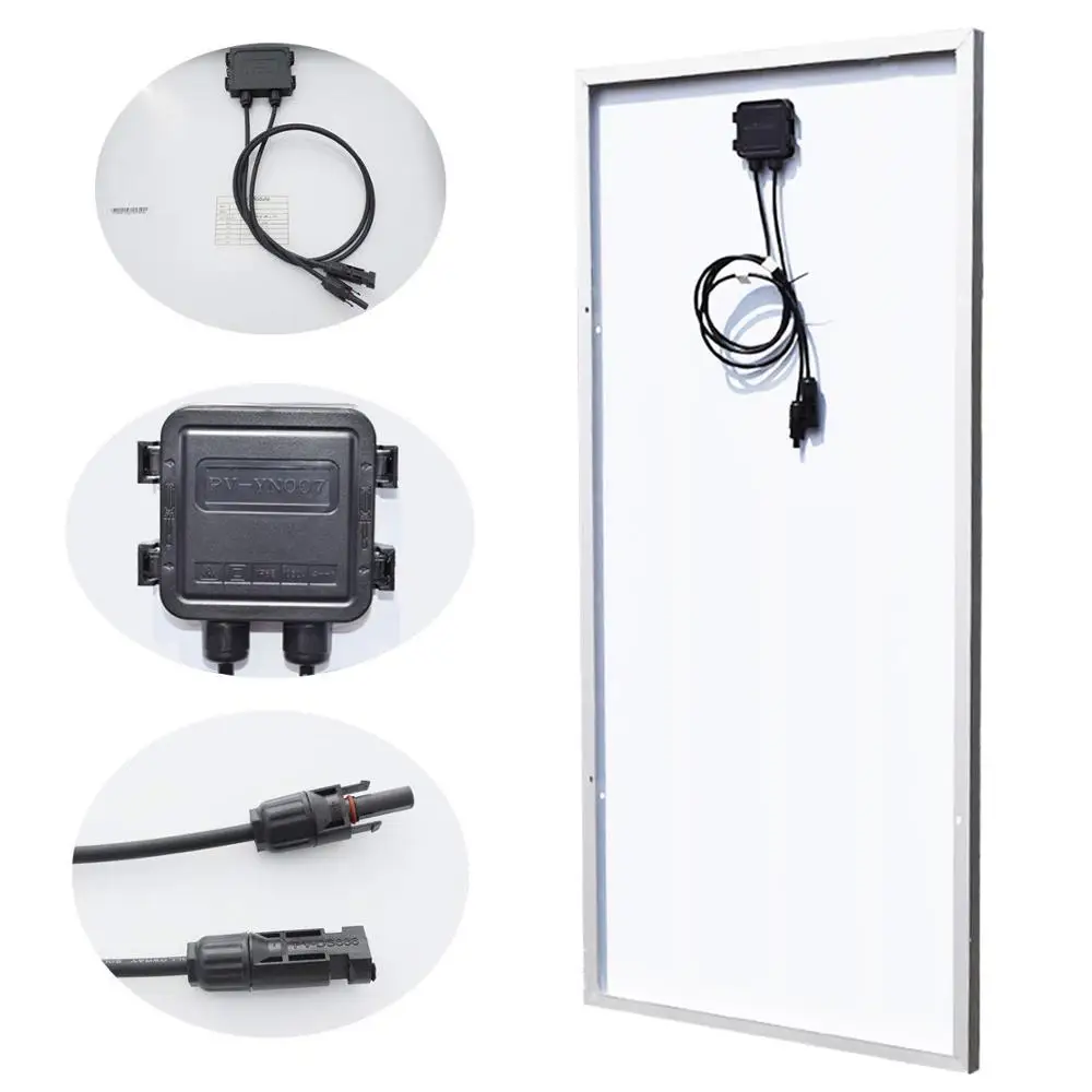 XINPUGUANG-200w-solar-kit-system-2-pcs-100w-18v-Glass-solar-panel-modul-mit-mc4-stecker (1)