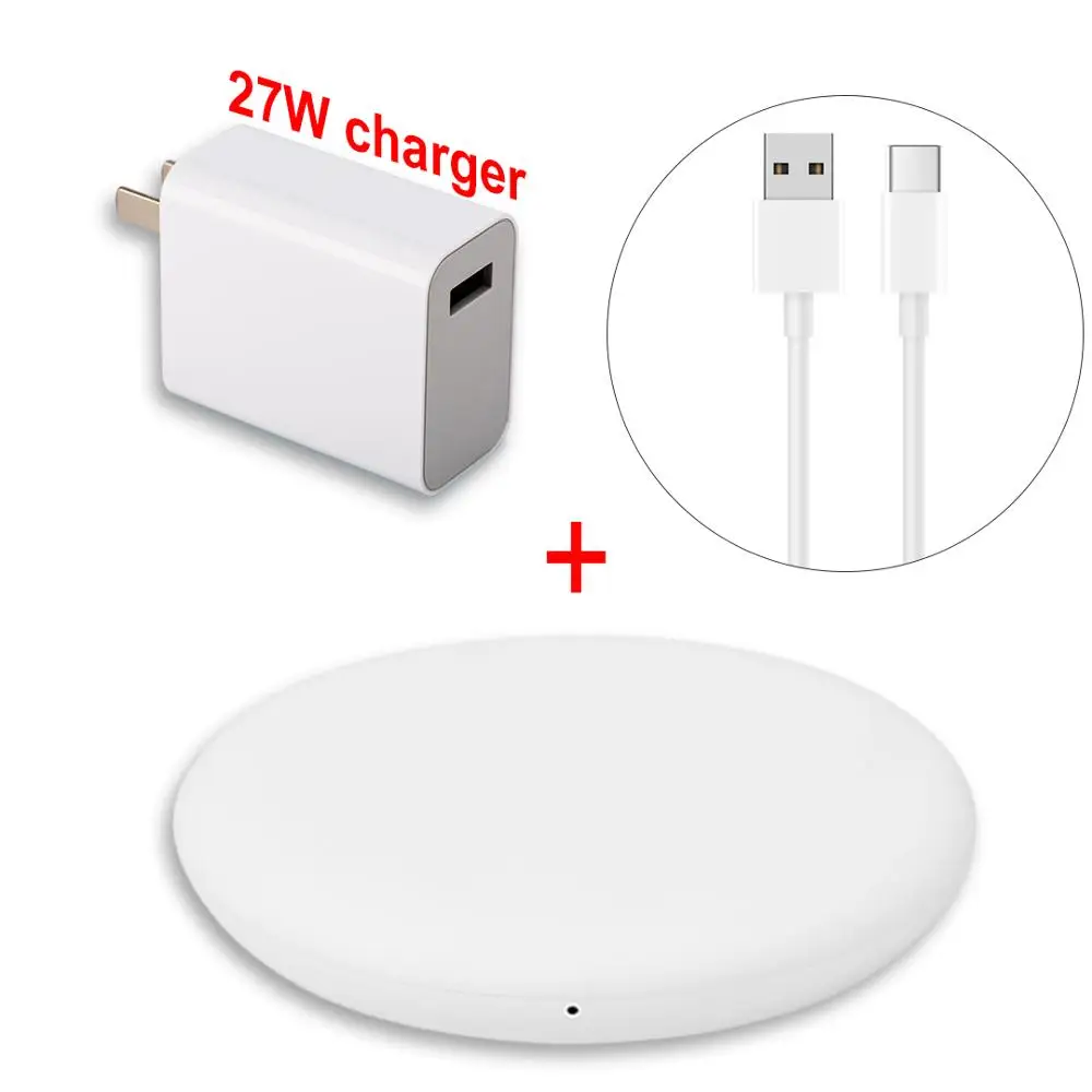 Add US Cable Adapter Новое оригинальное Беспроводное зарядное устройство Xiao mi 20 Вт Max для mi 9(20 Вт) mi X 2 S/3(10 Вт) Qi EPP совместимый мобильный телефон(5 Вт) несколько безопасный - Тип штекера: Add US Cable Adapter