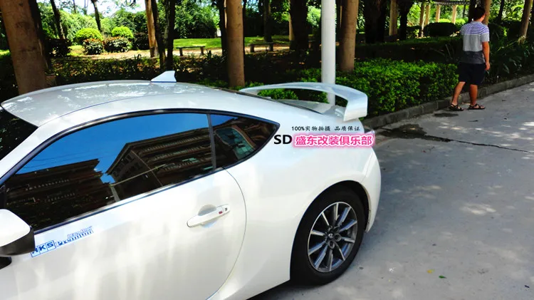 Подходит для toyota GT86 BRZ GTR углеродного волокна задний спойлер заднее крыло