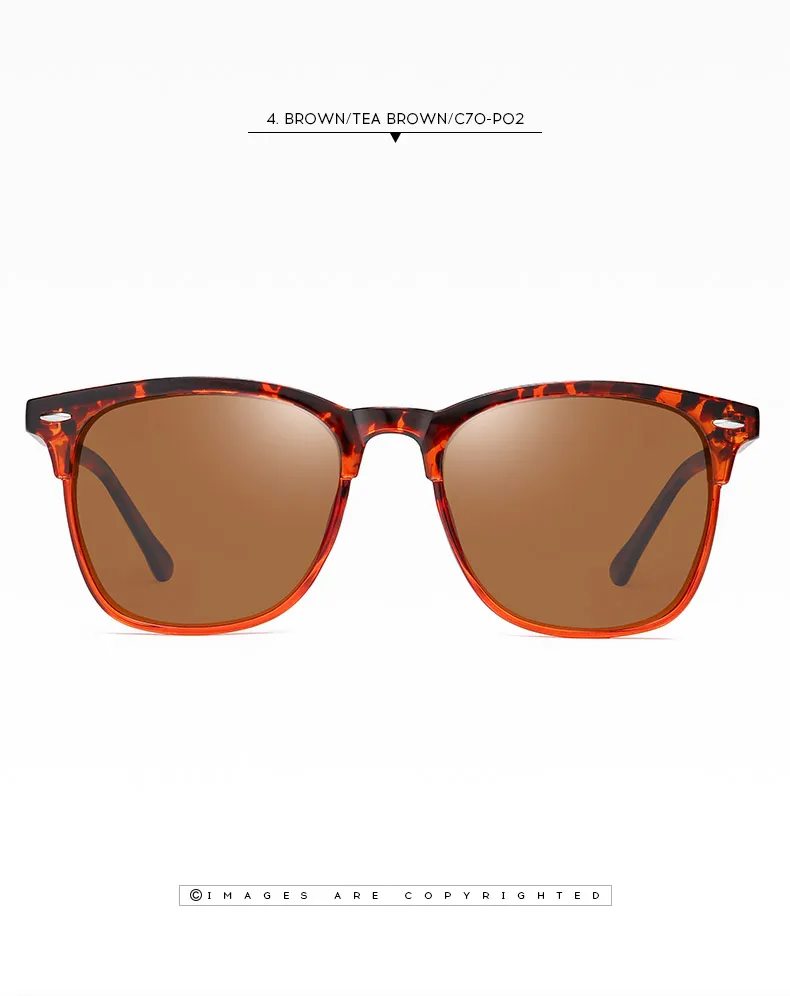 Luxury Brand Designer Men's Sunglasses 2021 Trend Vintage Polarized Sun Glasses For Men Women Mirror Square Sunglass Classic New (16)