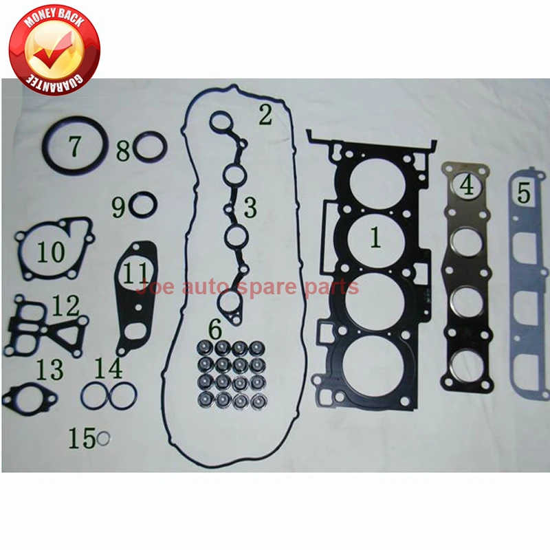 Полный комплект прокладок двигателя g4ka G4KD для Hyundai SONATA VI ix35 KIA SOUL SPORTAGE 2.0L 2008 20910 25A00