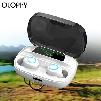 

S11 Power Bank Earphones Bluetooth Wireless Sport In Ear TWS Gaming Headset HIFI Noise Earbuds with Mic for IPhone Xiaomi Huawei