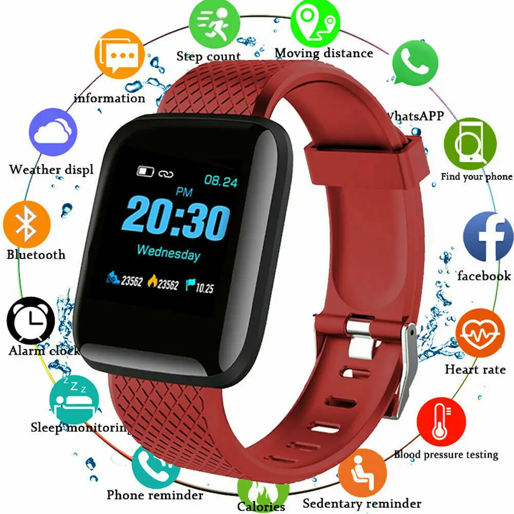 116Plus Smart Watch Women Waterproof Screen Touch Operation Heart Rate