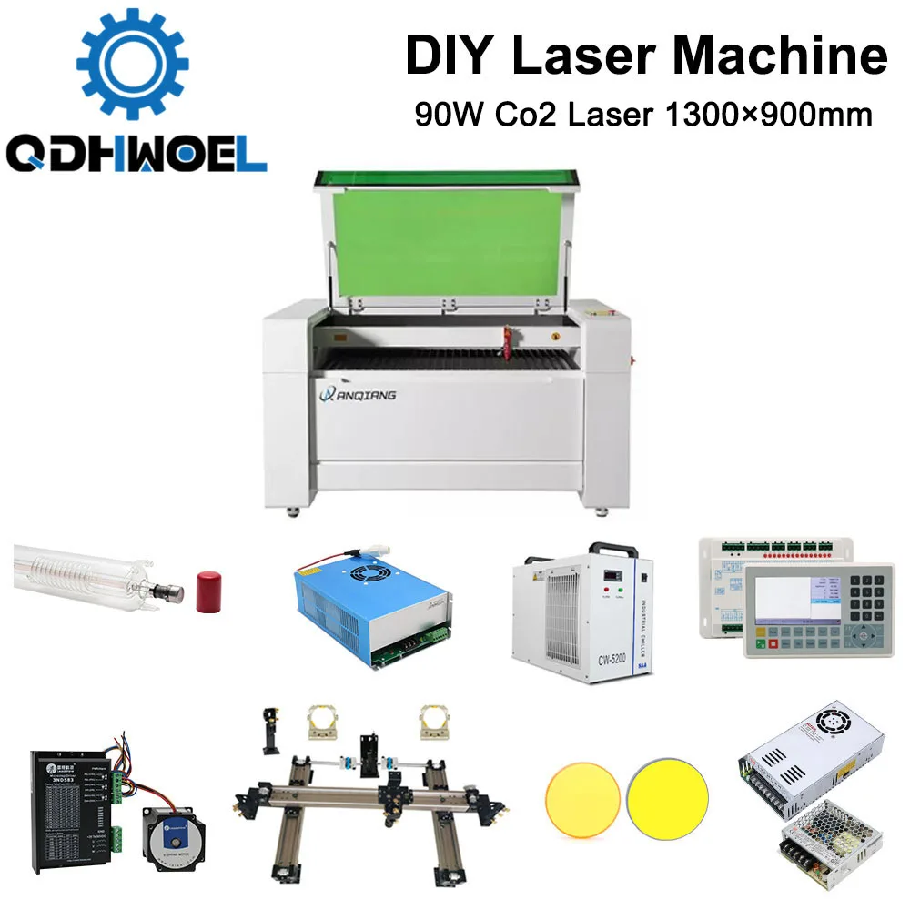 Лазерный механический комплект QDHWOEL DIY RECI W2 индивидуальный для лазерной машины 1390