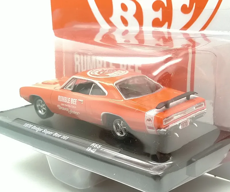 M2 1: 64 1970 Dodge Super Bee Игрушечная машина из сплава игрушки для детей литой модельный автомобиль подарок на день рождения