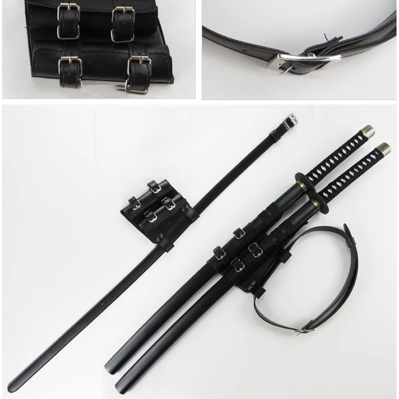 1/2/3 Medieval Sword Holder PU Leather Sword Belt Waist Sheath Adult Men Knight Battle Weapon Rapier Ring Belt Strap Holster sword belt sheath