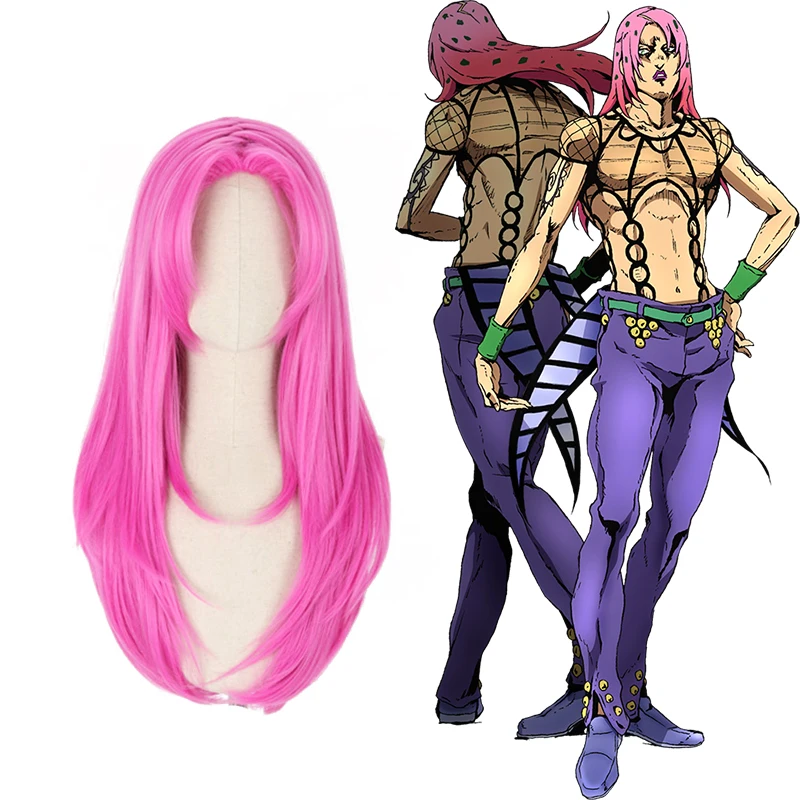 Аниме Comic JoJo's причудливое приключение Косплей парики Diavolo косплей парик