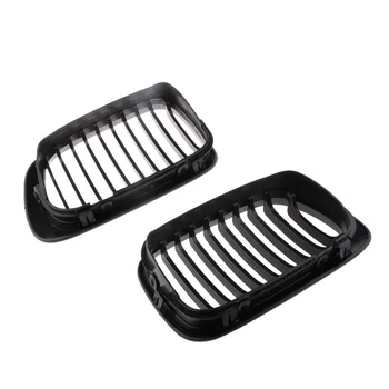 

2pcs Replacement Grill Grille For BMW 3 Series E46 Couple 2-Door 99-02 Black