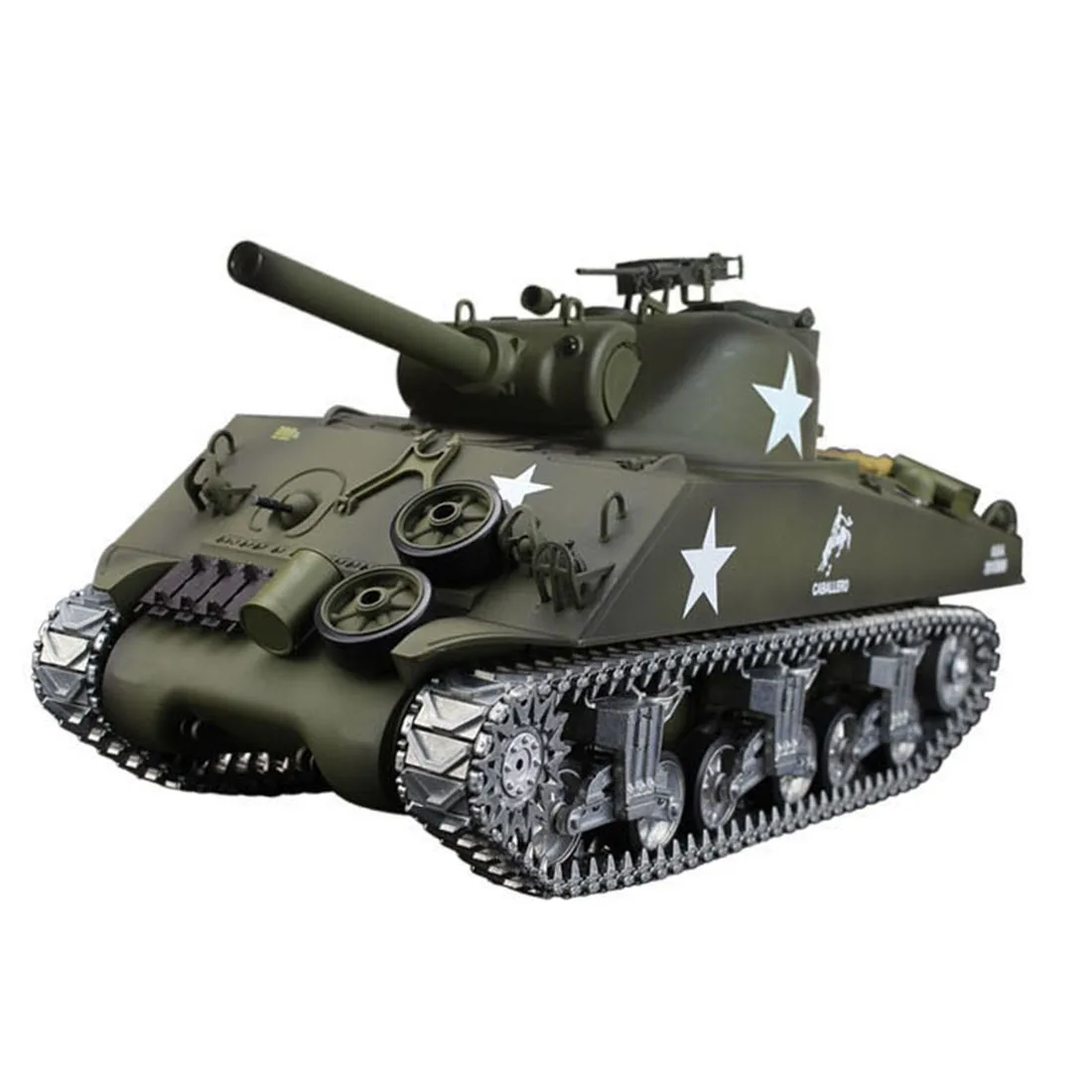 1:16 Simulated Tank 2.4G Remote Control Model Military Tank With Sound Smoke Shooting Effect - Metal Ultimate Edition