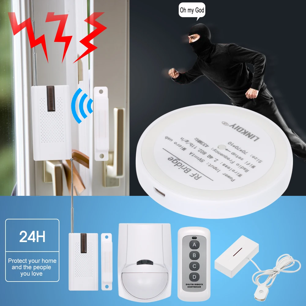 

SONOFF RF Bridge 433MHz Smart Home Automation Module Wifi Switch Kit Compatible with Amazon Alexa & for Google Home Smart Home