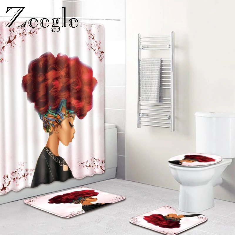 Zeegle 4 шт Коврик для унитаза, набор покрытий для сиденья, абсорбирующий нескользящий коврик для ванной комнаты, набор ковриков для ванной, мягкие фланелевые напольные ковры из микрофибры