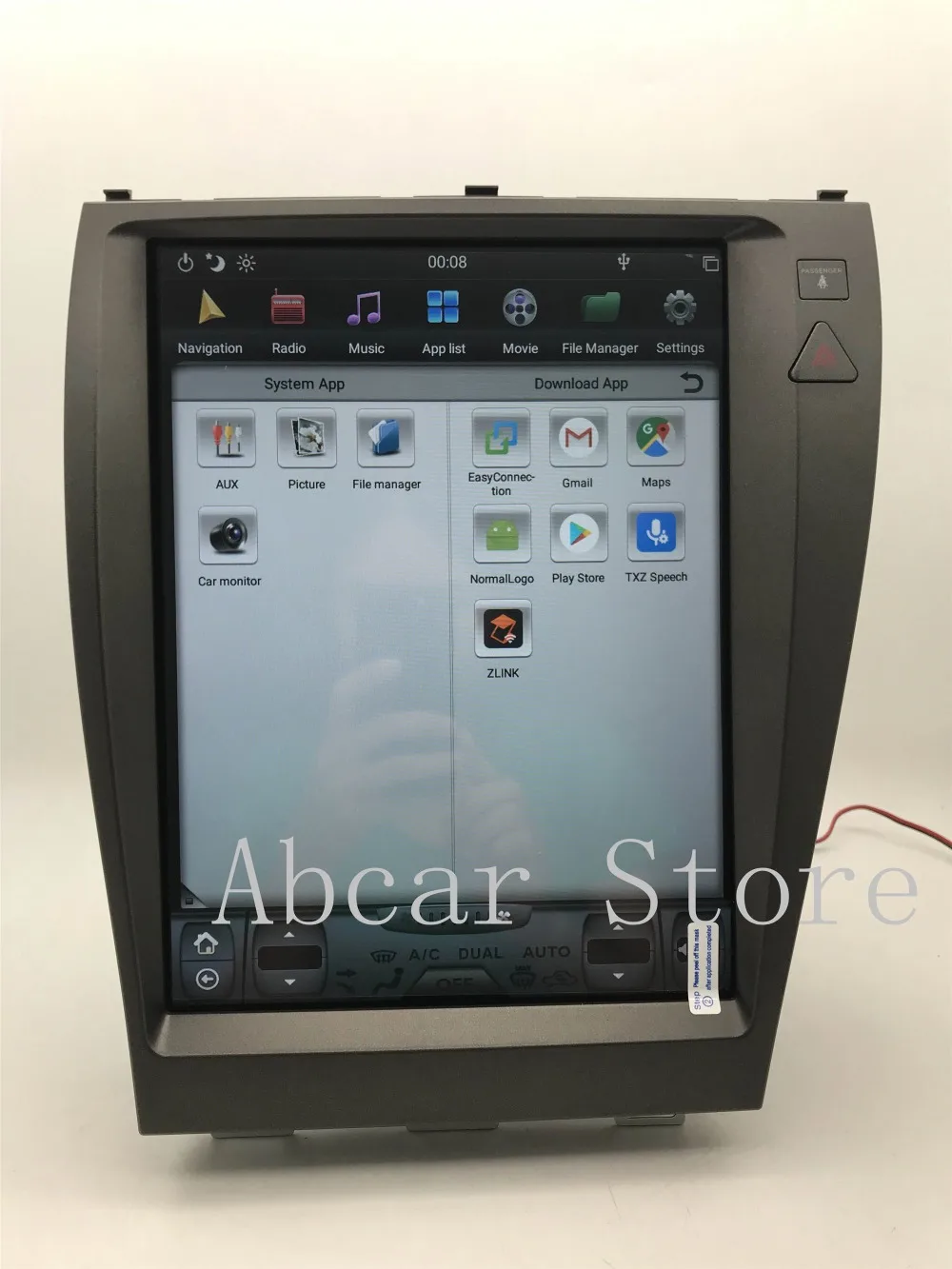 12,1 ''Tesla стиль Android 8,1 автомобильный dvd-плеер gps навигация для LEXUS ES ES240 ES350 2006-2012 Стерео px6 carplay радио ips