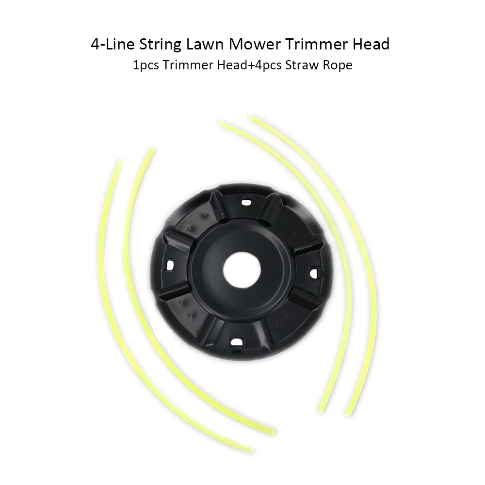 4,7 дюймов 4 цепочка из Головка триммера нитью гладить по измельчению травы линия головы для газонокосилки кисточки принадлежности для резки садовый инвентарь
