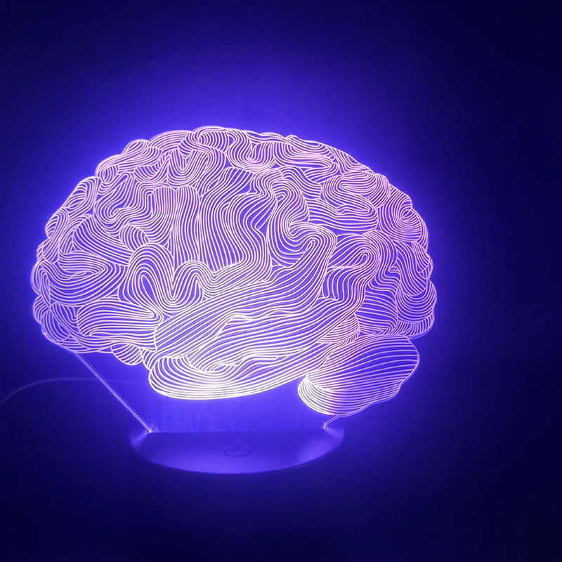 Специальный приз для подростков, 3D лампа с сенсорным сенсором, светодиодный ночник с Usb атмосферой, декоративный светильник для Хэллоуина