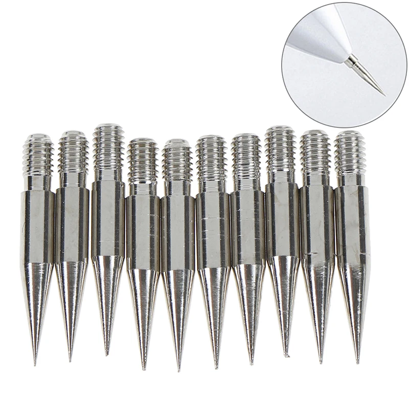 

10Pcs/lot Sliver Stainless Steel Micro Removal Pen Mole Freckle Spot Needles Sweep Spot Mole Plasma Point Tattoo Machine Needles