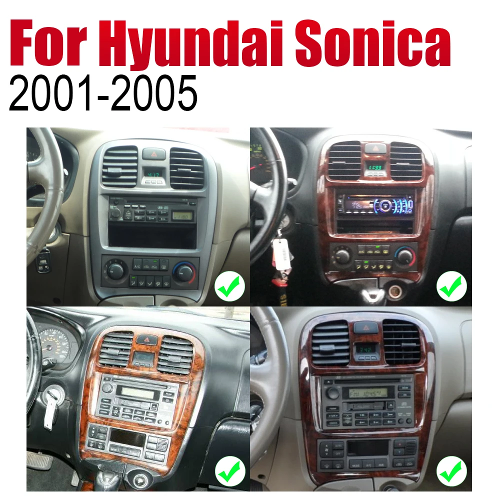 ZaiXi Авто Радио 2 Din Автомобильный dvd-плеер на основе Android для hyundai Sonica 2001~ 2005 gps Навигация BT Wifi карта мультимедийная система стерео
