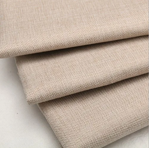 Thick Strong Linen Style Polyester Cotton Fabric Cloth Craft Cushion Table Sofa Curtain Upholstery Fabric 360g Meter Fabric Aliexpress