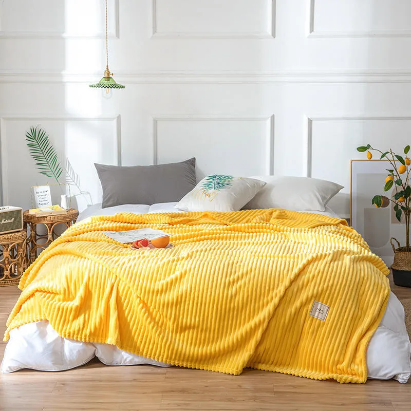 Nordic Pink Yellow Travel Car Sofa Throw Blankets for Beds Summer Winter Blanket Bed Cover Bedspread Couverture Polaire Plaids | Дом и сад
