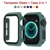 360 full Screen protector Бампер Рамка матовый жесткий чехол для Apple watch 6/SE/5/4/3/2/1 крышка Закаленное стекло пленка для iwatch 5 4