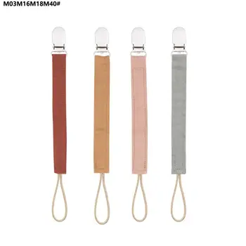 

4 Pack Baby Pacifier Clip Pacifier Chain Dummy Clip Nipple Holder For Nipples 57BF