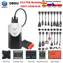 V3.0 pwb nec relés para bmw para scania obd2 scanner bluetooth 2017.3 multidiag pro wow odb2 obd 2 obd2 carro ferramenta de diagnóstico automático